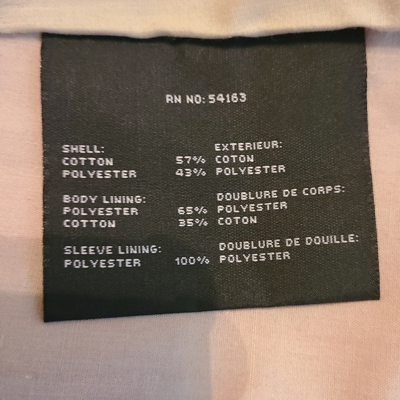 Mark of New York Woman's Long Sleeve Button Down Coat, Size: Medium Color: Red - Picture 9 of 11